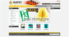 Desktop Screenshot of klopot.com.pl